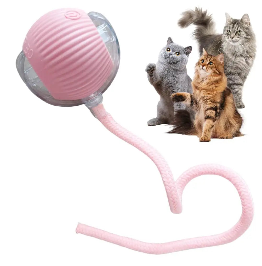 Automatic Interactive Smart Ball Cat Toy (Instinct Stimulation & Hands-Free Fun)