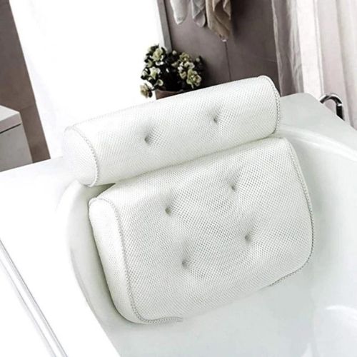 Luxury Non-Slip Bathtub Pillow (Ergonomic Head & Neck Support for Home Spa)