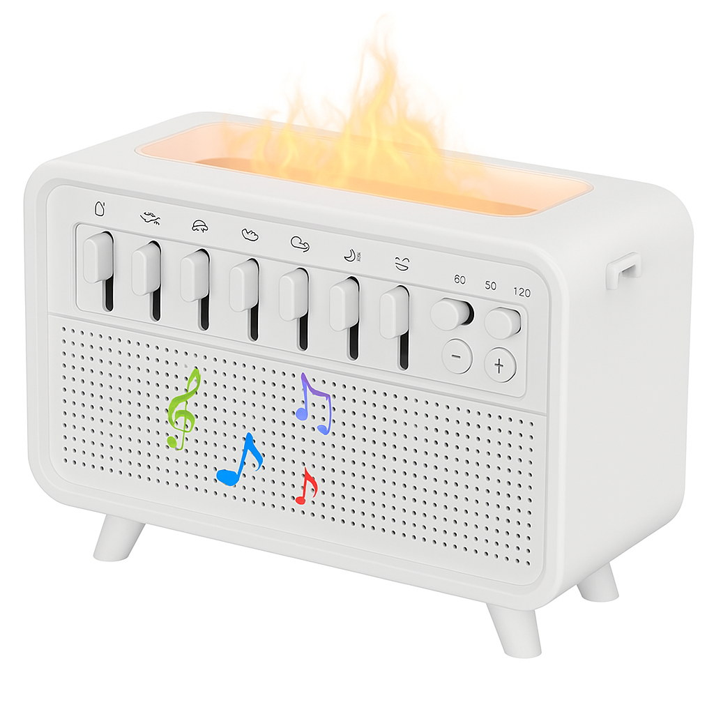 Smart 3-in-1 Bluetooth Humidifier (Night Light & Ultimate Sleep Aid)