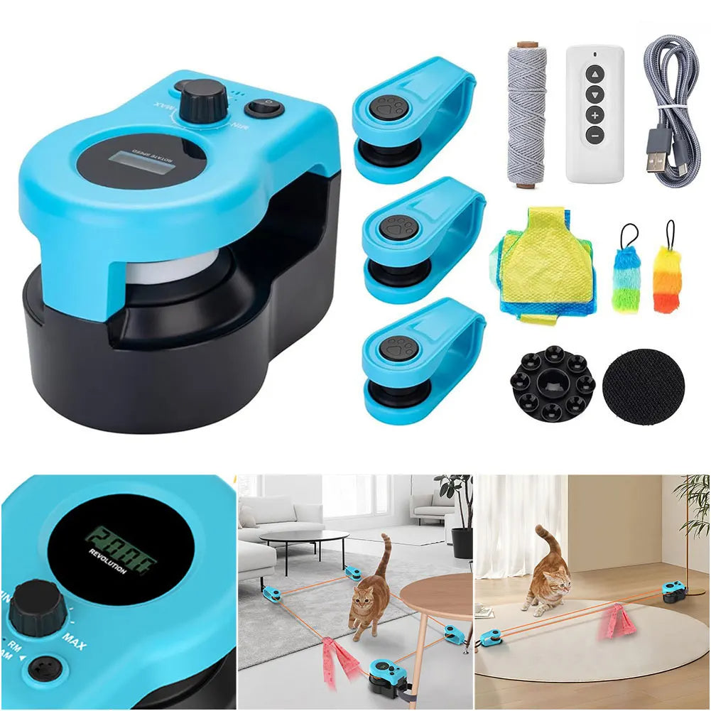 Interactive Cat Running Wheel & Treadmill (Fitness, Weight Control & Indoor Exercise)