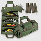 Heavy-Duty Roll-Up Tool Organizer Bag (Portable & Multi-Pocket Storage)