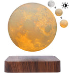 High-Tech Magnetic Levitating Moon Lamp (3D Floating & Rotating Ambiance Light)