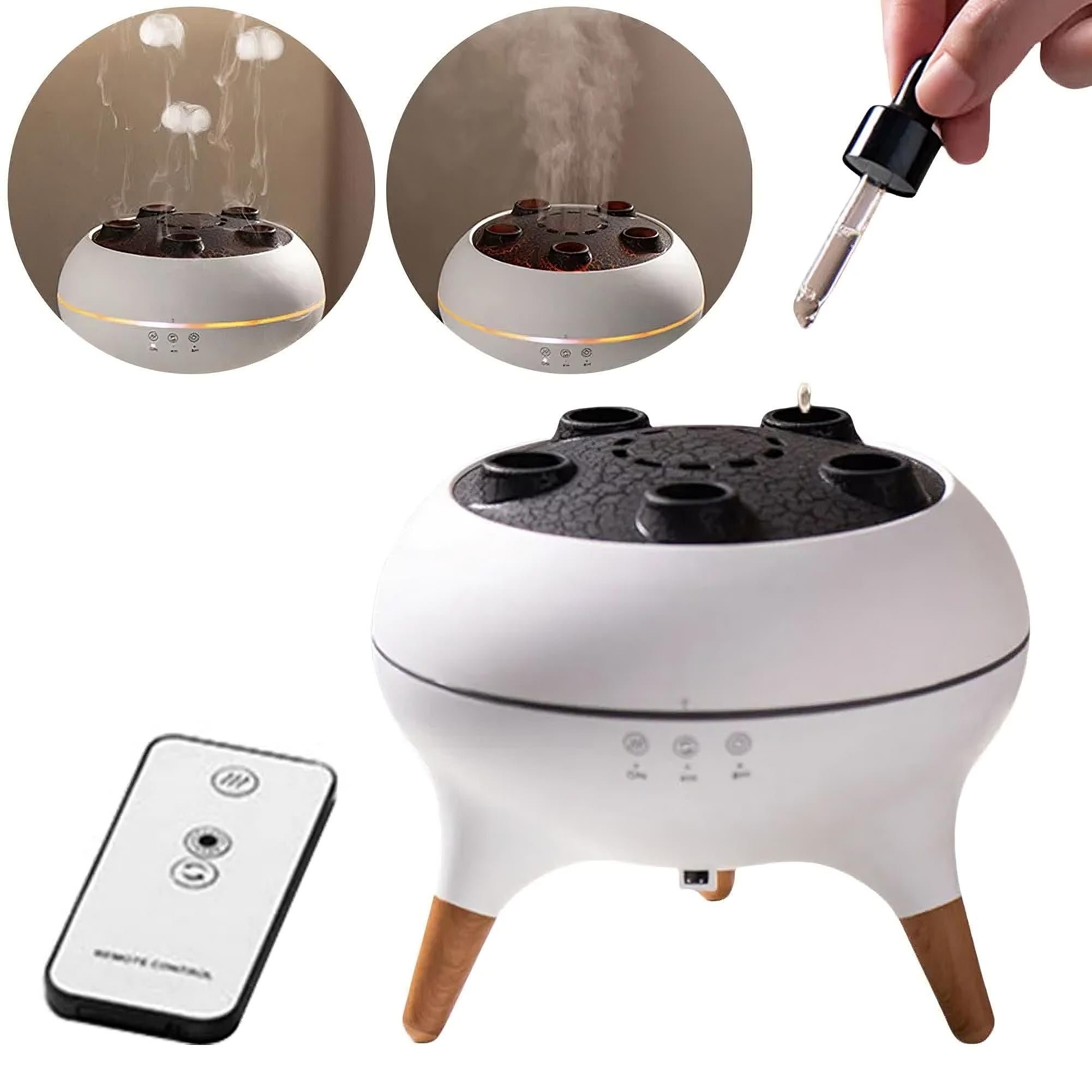 Luxury Jellyfish Effect Essential Oil Diffuser (Calming Ambiance & Aromatherapy)