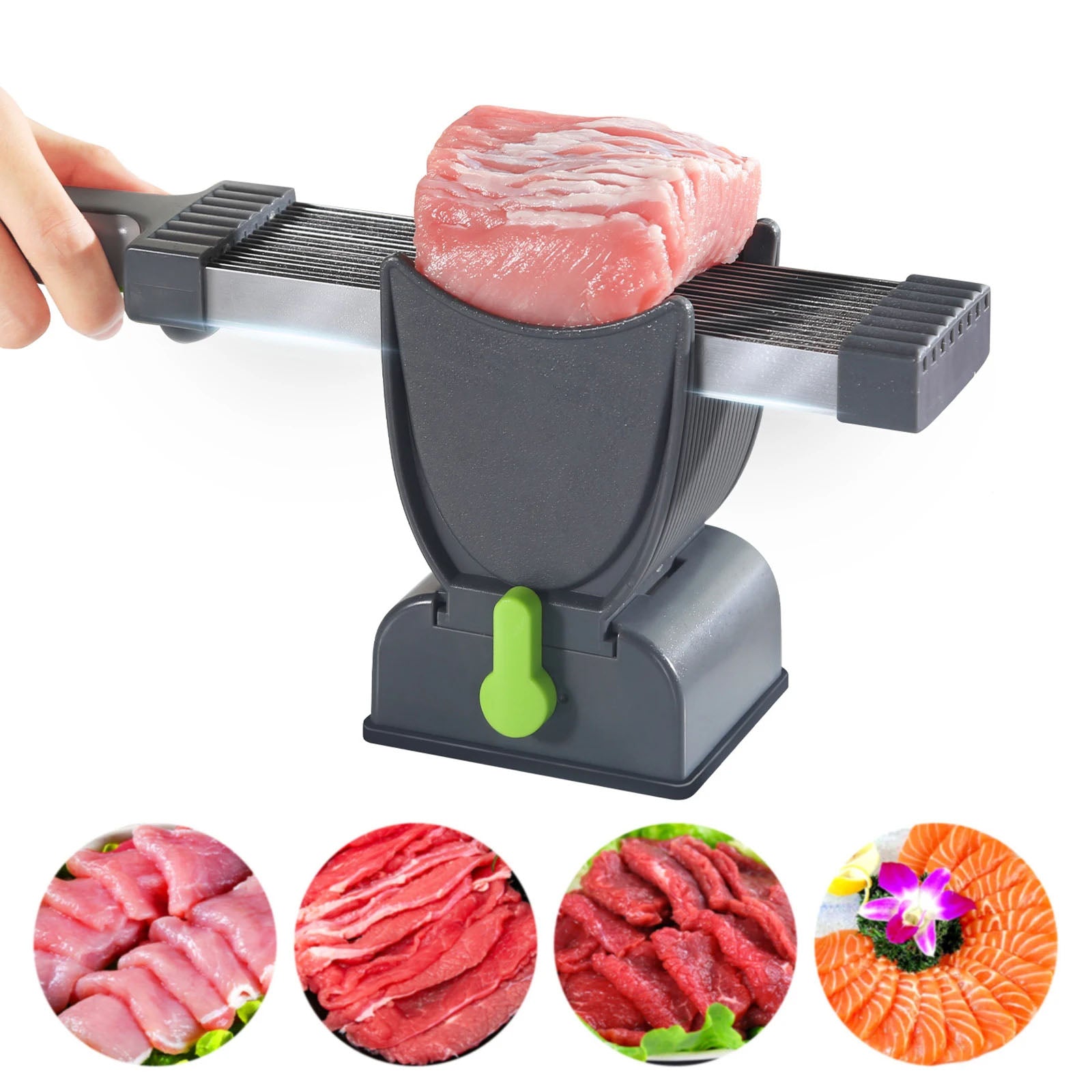 Commercial Grade Electric Meat Slicer (High-Precision Thickness Control & Stainless Steel Blade)