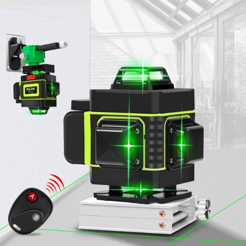 3D 360° Self-Leveling Laser Level (High-Precision Green Beam for Professional Use)