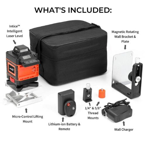 3D 360° Self-Leveling Laser Level (High-Precision Green Beam for Professional Use)