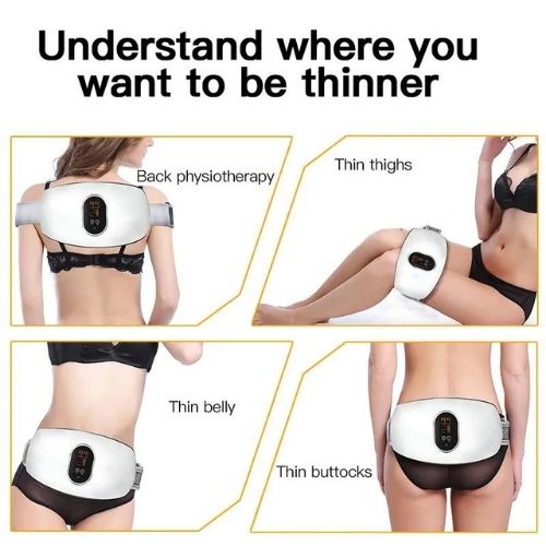 Electric Thermal Body Shaping & Toning Belt (Dual Vibration & Heat Technology)