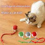 Automatic Interactive Smart Ball Cat Toy (Instinct Stimulation & Hands-Free Fun)