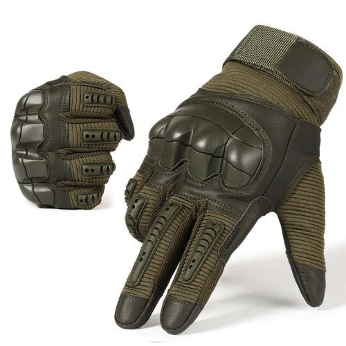 Heavy-Duty Tactical Work/Shooting Gloves (Reinforced Knuckle Protection & Anti-Slip Grip)