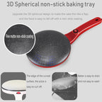 Non-Stick Electric Crepe & Pancake Maker (Adjustable Heat for Fast, Uniform Results)