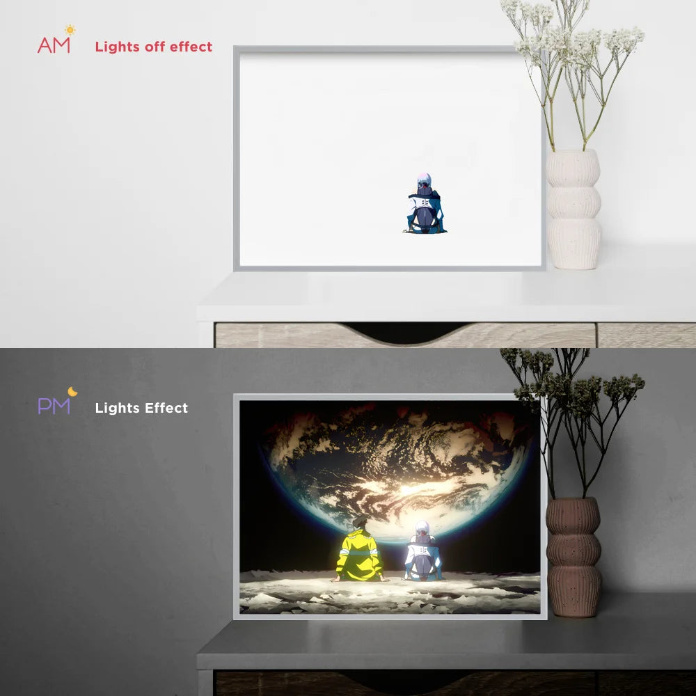 3D Cyberpunk Anime LED Night Lamp (Ultimate Gaming & Streamer Decor)