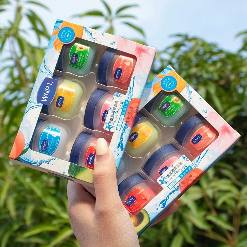 Nourishing & Deep Hydrating Lip Balm Gift Set (Natural Formula for Dry Lip Repair)