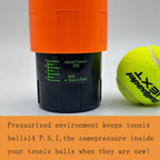 Professional Tennis Ball Pressure Keeper (Maintain Bounce & Extend Ball Lifespan)