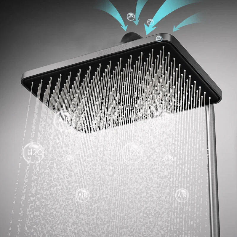 Smart Thermostatic Spa Shower System (Precision Temperature Control & Safety)