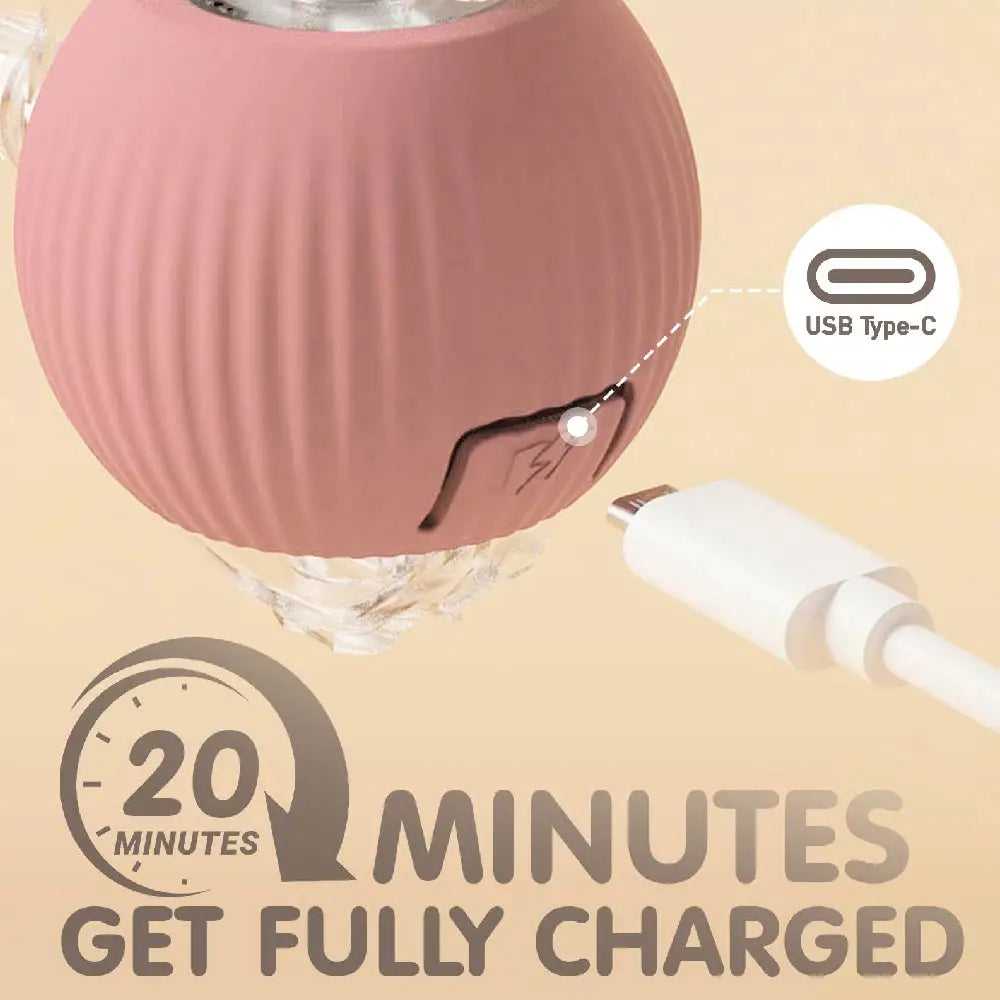 Automatic Interactive Smart Ball Cat Toy (Instinct Stimulation & Hands-Free Fun)