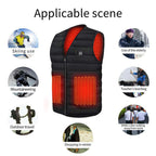 Smart Electric Heated Vest (USB Rechargeable, 3-Level Adjustable Heat)