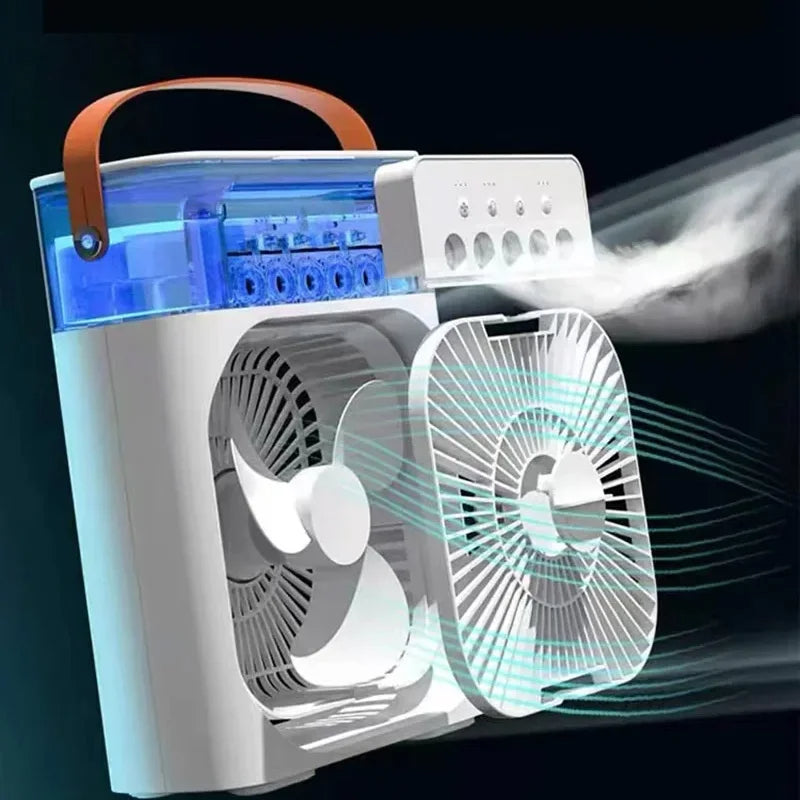 3-in-1 Portable Personal Air Cooler (Fan, Humidifier & Mini AC Unit)