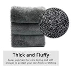 1200GSM Microfiber Twist Car Drying Towel