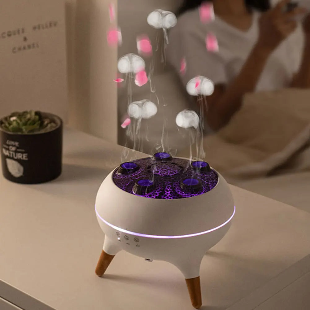 Luxury Jellyfish Effect Essential Oil Diffuser (Calming Ambiance & Aromatherapy)