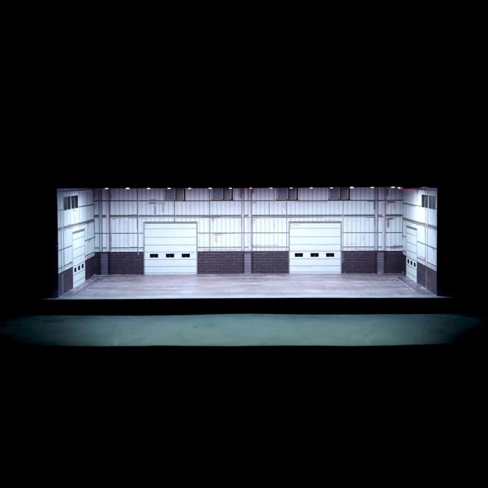 Professional Scale Model Car Display Cabinet (Garage Theme & Collector Protection)