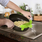 Universal Clip-On Silicone Strainer (Hands-Free Draining for Pots & Pans)