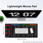 XL Productivity Mouse Pad (Comprehensive Keyboard Shortcut Reference Guide)