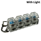 Mini Mechanical Keyboard Fidget Keychain (Satisfying Click & Stress Relief)