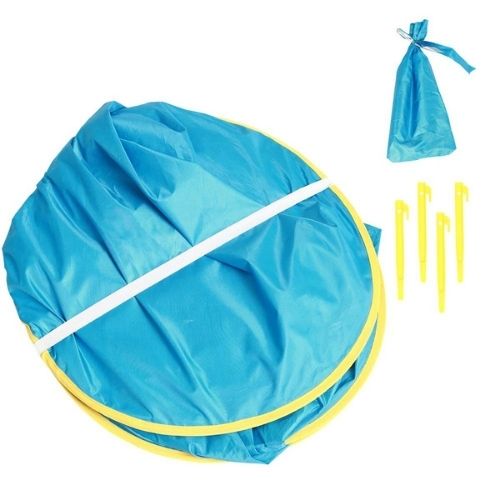 Pop-Up Baby Beach Tent (UV 50+ Protection & Safe Play Pool)