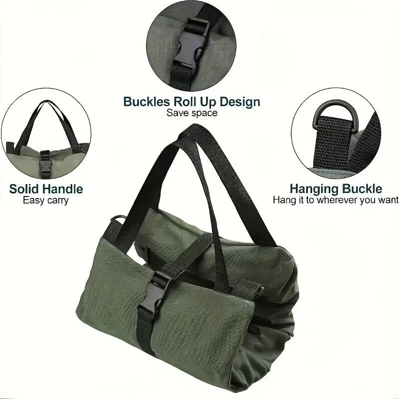 Heavy-Duty Roll-Up Tool Organizer Bag (Portable & Multi-Pocket Storage)