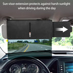 Universal Anti-Glare Car Sun Visor Extender (UV Protection & Safe Driving Aid)