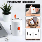 20-in-1 Comprehensive Electronics Deep Cleaning Kit (Multi-Tool for Earbuds, Keyboards & Screens)
