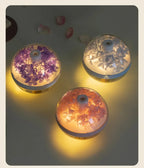 Mini USB Flower Design Humidifier (Quiet Desktop Air Quality & Night Light)