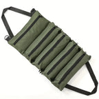 Heavy-Duty Roll-Up Tool Organizer Bag (Portable & Multi-Pocket Storage)