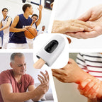 Wireless Hand & Wrist Massager (Air Compression & Heat Therapy for Joint Pain Relief)