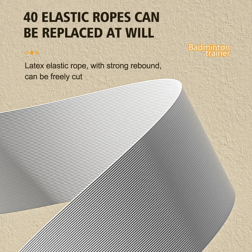 Portable Solo Badminton Trainer (Professional Equipment for Skill & Reaction Speed)