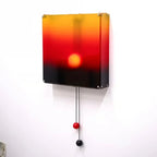 Dynamic LED Sunrise Effect Wall Lamp (Kinetic Ambiance & Artistic Mood Lighting)