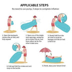 Portable Self-Inflating Air Lounger Sofa (Outdoor Comfort & Adventure Ready)