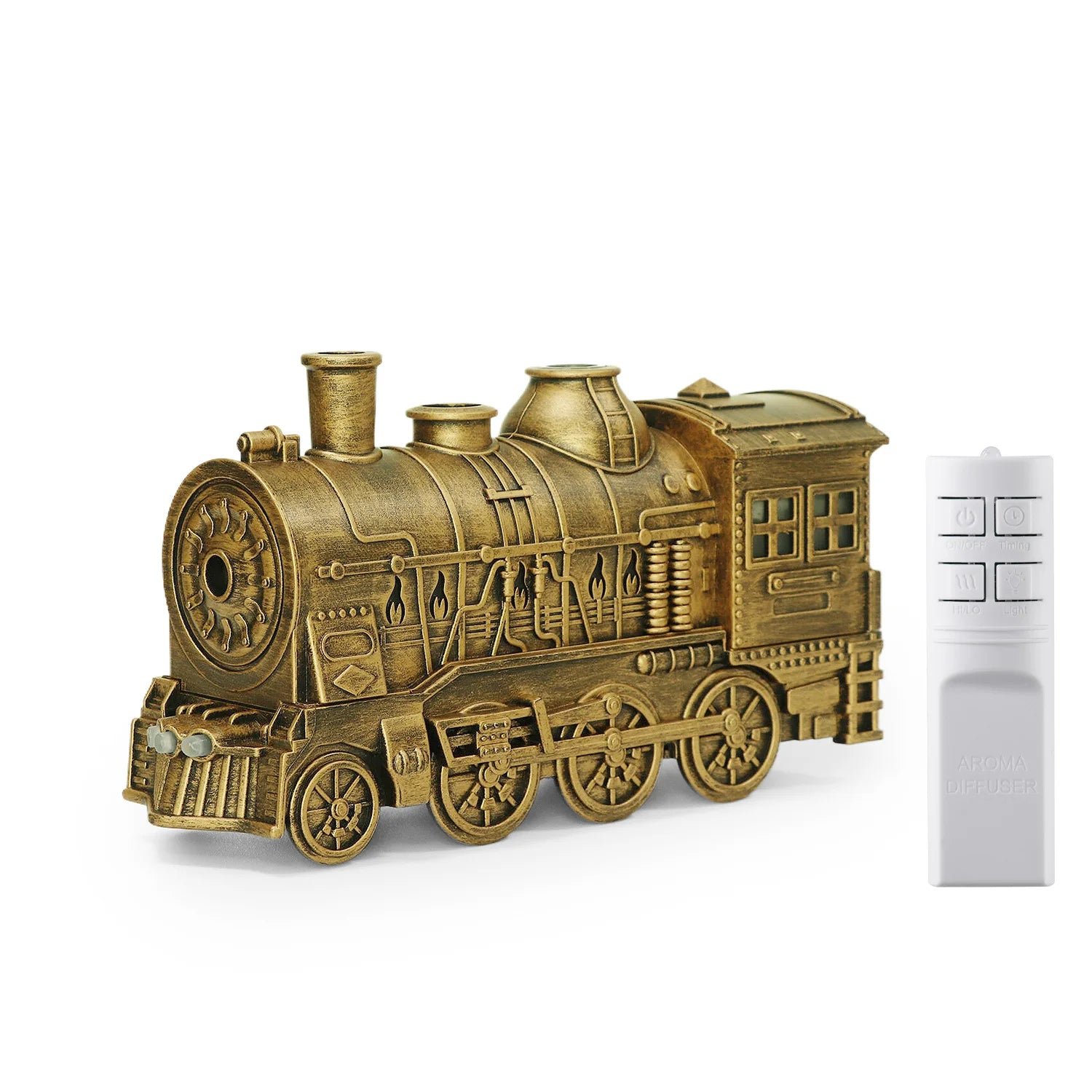 Innovative Vintage Steam Train Humidifier (Fog Effect & Relaxing Night Light)