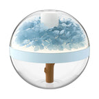 Mini USB Flower Design Humidifier (Quiet Desktop Air Quality & Night Light)