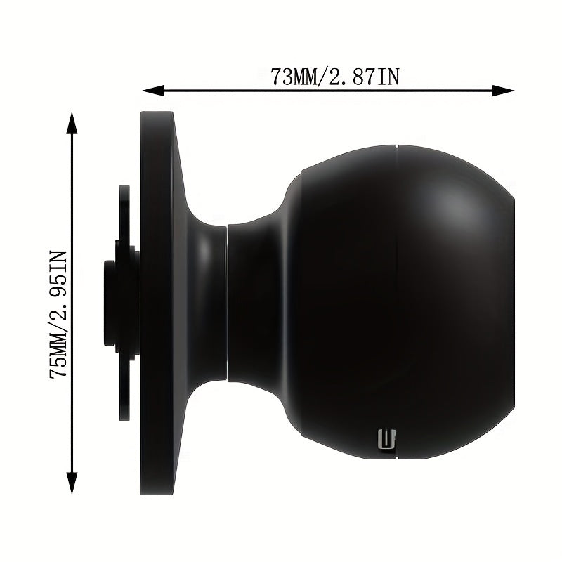 Keyless Smart Door Knob Lock (Biometric Fingerprint & App Control)