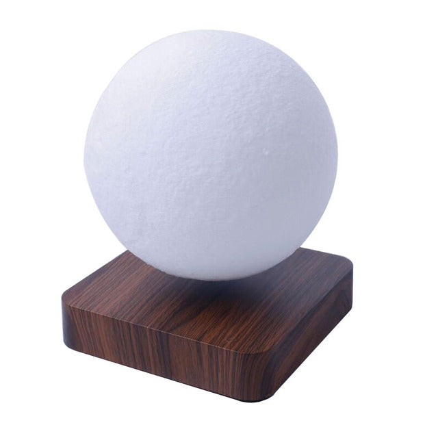 High-Tech Magnetic Levitating Moon Lamp (3D Floating & Rotating Ambiance Light)