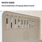 مرطب هواء 3 في 1 بتقنية البلوتوث مع إضاءة ليلية وضوضاء بيضاء