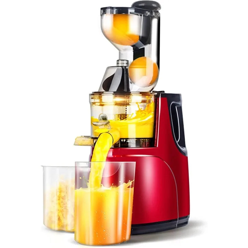 Professional Cold Press Masticating Slow Juicer (High Nutrient & Yield Extraction)