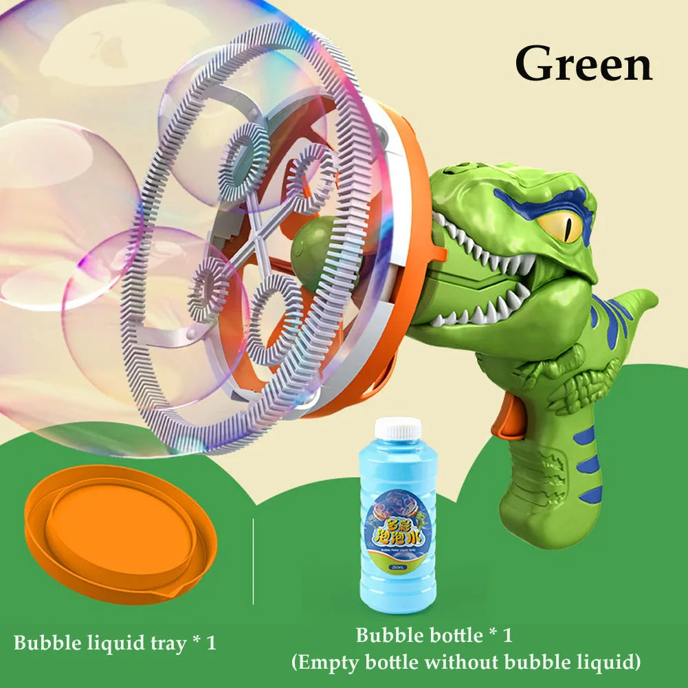 Automatic Dinosaur Bubble Gun (High-Output & Safe Outdoor Fun for Kids)