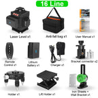 3D 360° Self-Leveling Laser Level (High-Precision Green Beam for Professional Use)