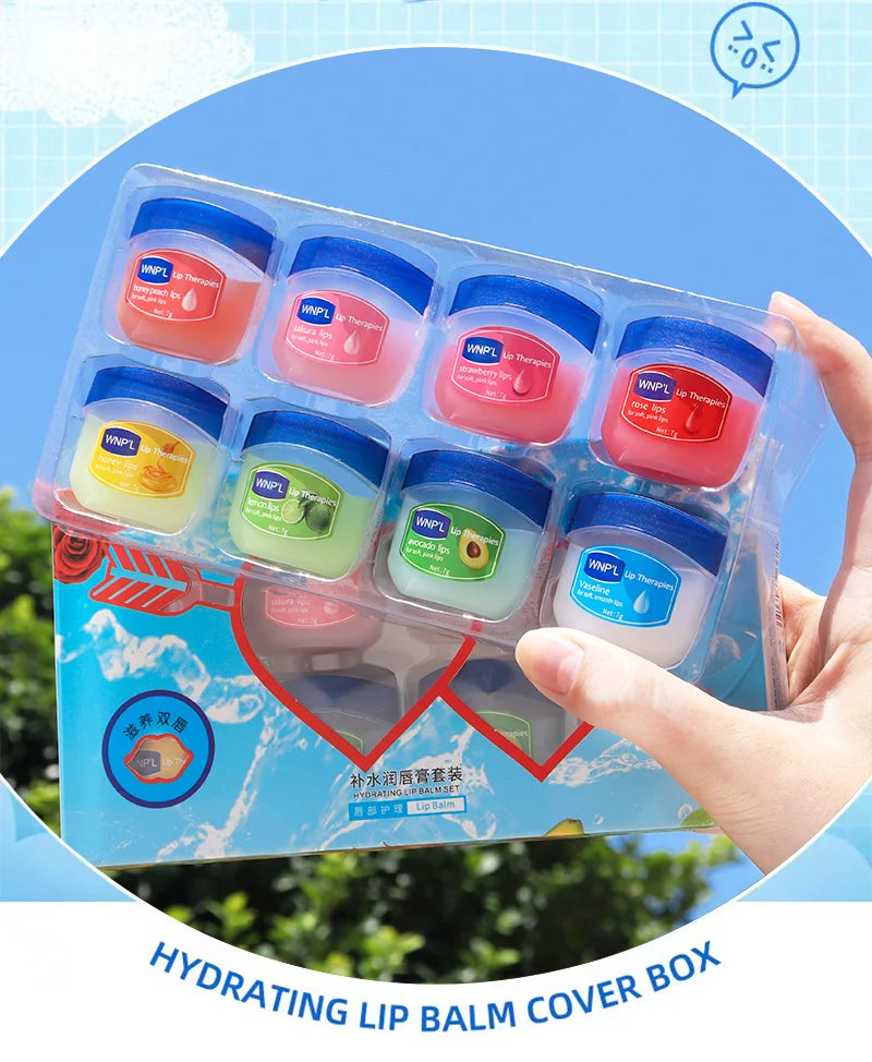 Nourishing & Deep Hydrating Lip Balm Gift Set (Natural Formula for Dry Lip Repair)