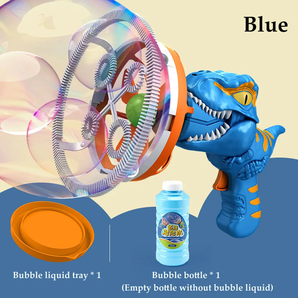 Automatic Dinosaur Bubble Gun (High-Output & Safe Outdoor Fun for Kids)