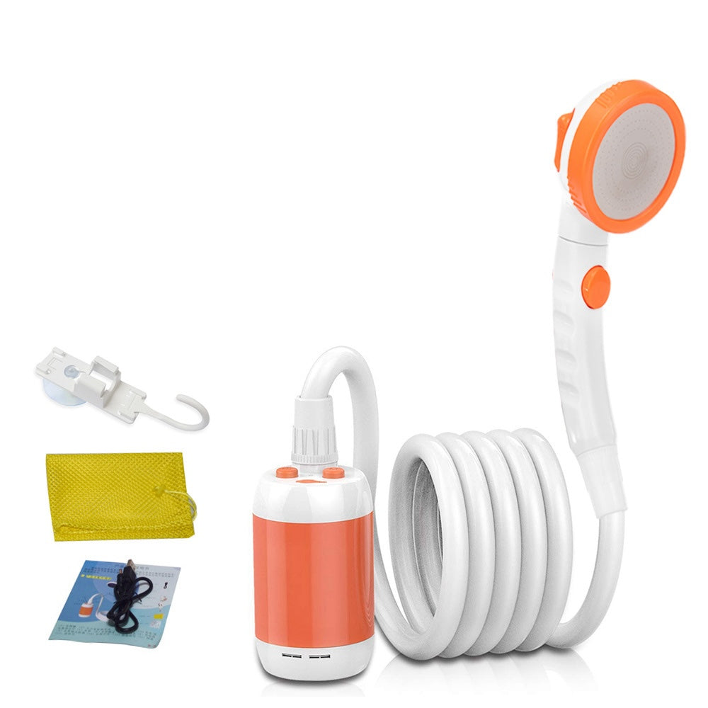 Portable Electric Camping Shower System (USB Rechargeable Pump for Outdoor Hygiene)